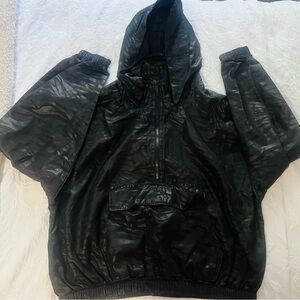 Old Navy Women Black Windbreaker Jacket